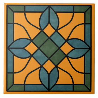 Azulejo Estilo decorativo con apariencia de vidrio