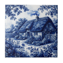 Estilo Flow Blue Inglés Cottage Campo Rosas