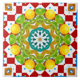 Azulejo Estilo italiano, azulejos,majolica Impresión todo-