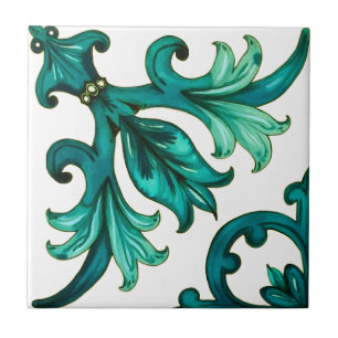 Azulejo Estilo italiano, mosaico, verde