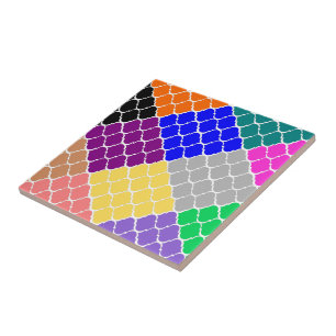 Azulejo Estilo marroquí multicolor