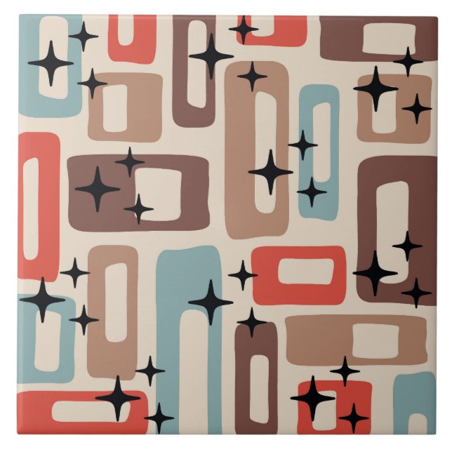 Azulejo Estilo moderno de mediados del siglo XX (Frente)