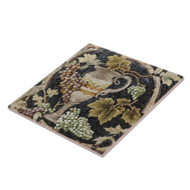 Azulejo Estilo Mosaico Romano Vino Cerámica Tile