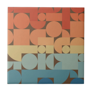 Azulejo Estilo Retro Geométrico Art 70