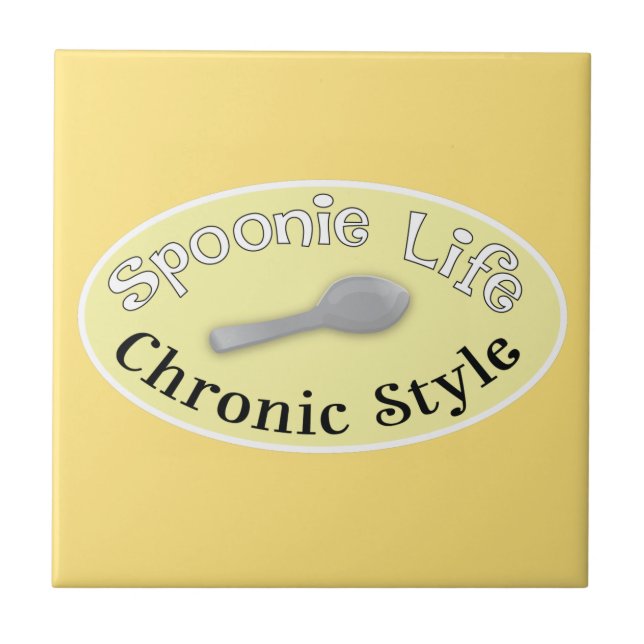 Azulejo Estilo Spoonie - Amarillo suave (Frente)