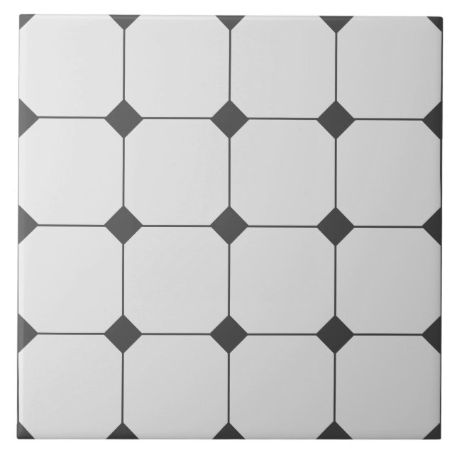 Azulejo Estilo victoriano mosaico de patrones geométricos (Frente)