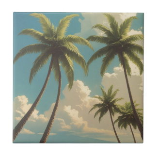 Azulejo Estilo vintage hawaiano Aloha de viaje desde Hawai