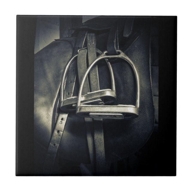 Azulejo Estiloso truco plateado sobre la silla de ruedas e (Frente)