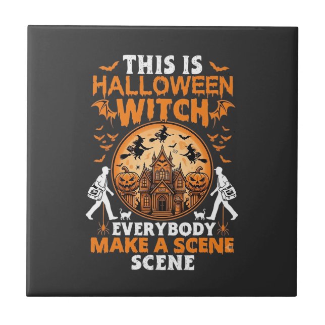 Azulejo Esto es Halloween (Frente)