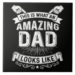 Azulejo Esto Es Lo Que Parece Un Papá Increíble