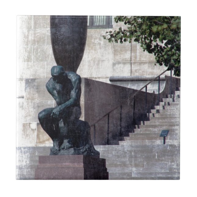 Azulejo Estoy pensando en Kansas City (Frente)