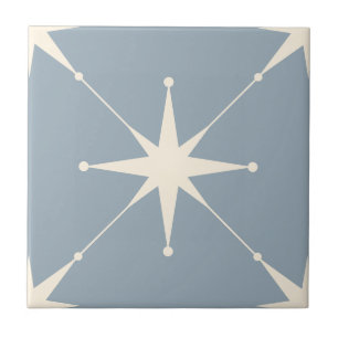 Azulejo Estrella azul brillante