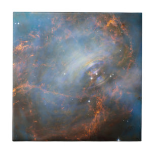 Azulejo Estrella Central Del Neutrón En La Nebulosa Del Ca
