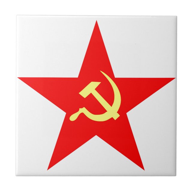 Azulejo Estrella comunista (Frente)
