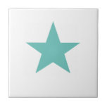 Azulejo Estrella de Aqua<br><div class="desc">Cubierta cerámica Aqua Star. ¡Las estrellas siempre están de moda!</div>