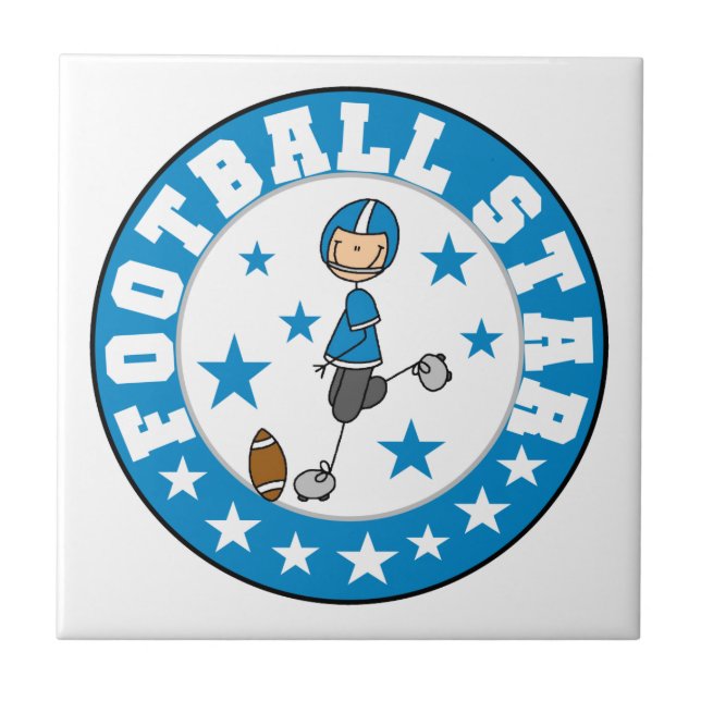Azulejo Estrella de Fútbol (Frente)