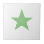 Azulejo Estrella de Sage<br><div class="desc">Mosaico De Cerámica De Estrella Sage. ¡Las estrellas siempre están de moda!</div>