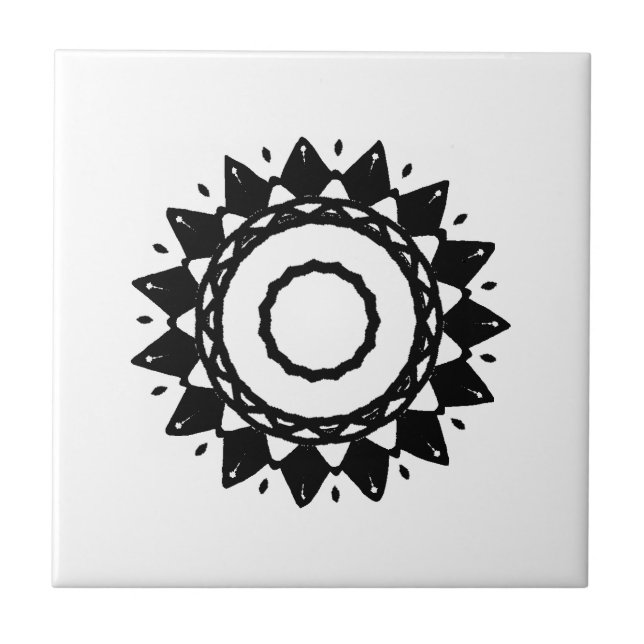 Azulejo Estrella del Sol (Frente)