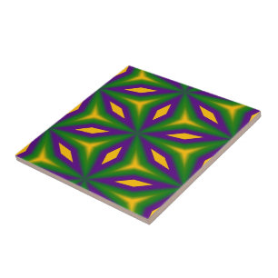 Azulejo Estrella Mardi Gras