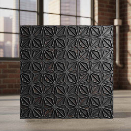 Azulejo Estrella Metalica Geométrica Explosiva Hierro Fund