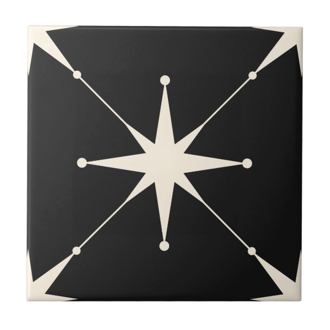 Azulejo Estrella negra de Scintilla (Frente)