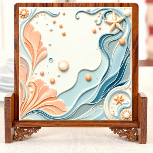 Azulejo Estrella oceánica derecha