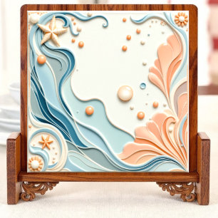 Azulejo Estrella oceánica izquierda