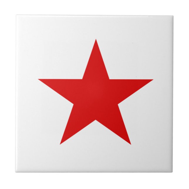 Azulejo Estrella Roja Comunista (Frente)