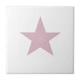 Azulejo Estrella rosa Rosa Dusky