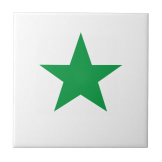 Azulejo Estrella verde