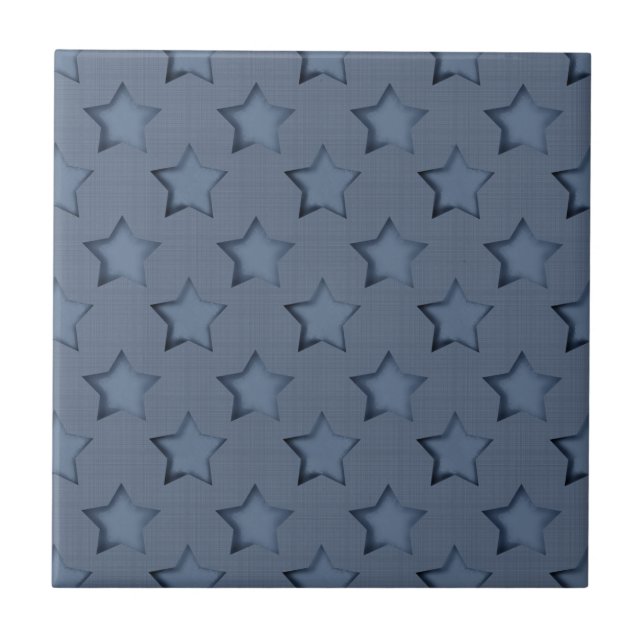 Azulejo Estrellas azules (Frente)