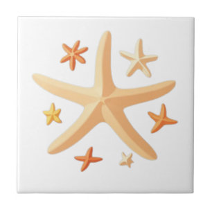 Azulejo Estrellas de mar y las pequeñas