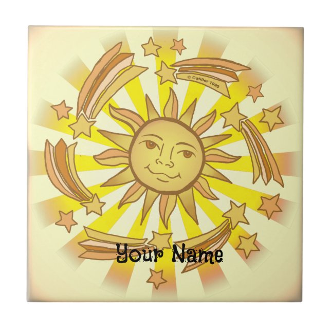Azulejo Estrellas del Sol  (Frente)