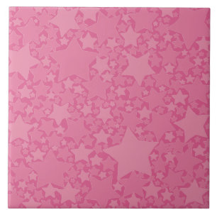 Azulejo Estrellas, estrellas, estrellas - rosa
