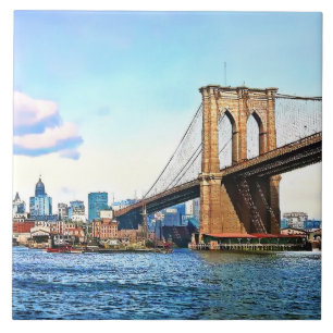 Azulejo Estribo de Nueva York del puente de Brooklyn