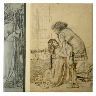 Azulejo Estudie para los paneles pintados en el taxi de