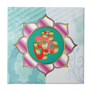 Azulejo Estudio de Yoga OM - Tile