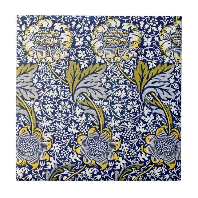 Azulejo Eterna elegancia: Kennet de William Morris (Frente)