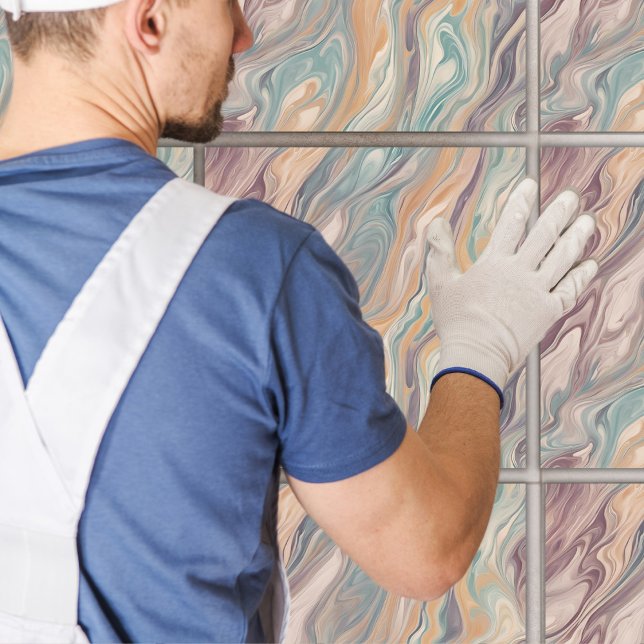 Azulejo Ethereance Marble Swirl Tile Cerámico (Subido por el creador)