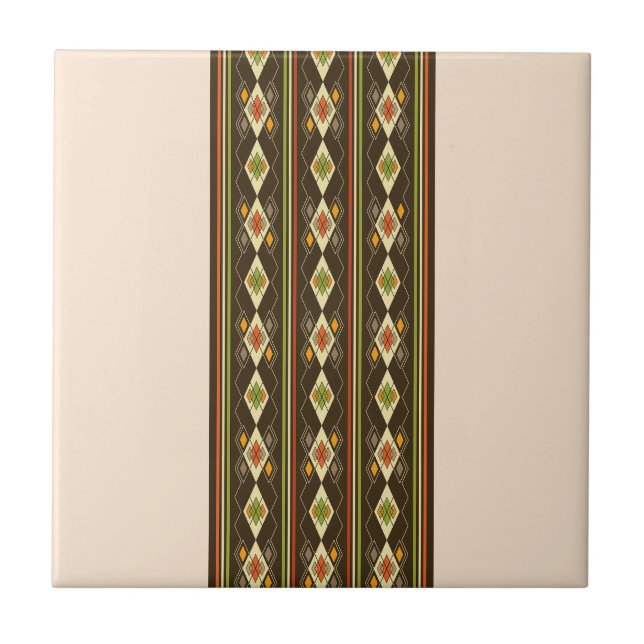 Azulejo Ethiopian Tebeb Pattern (Frente)