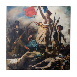 Azulejo Eugene Delacroix - La Libertad Guiando al Pueblo
