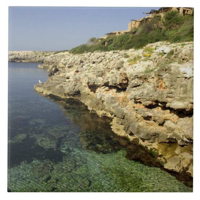 Azulejo Europa, España, Menorca, Binibeca. 2 (Frente)