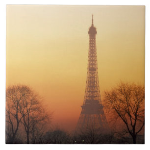 Azulejo Europa, Francia, París. Torre Eiffel (media)