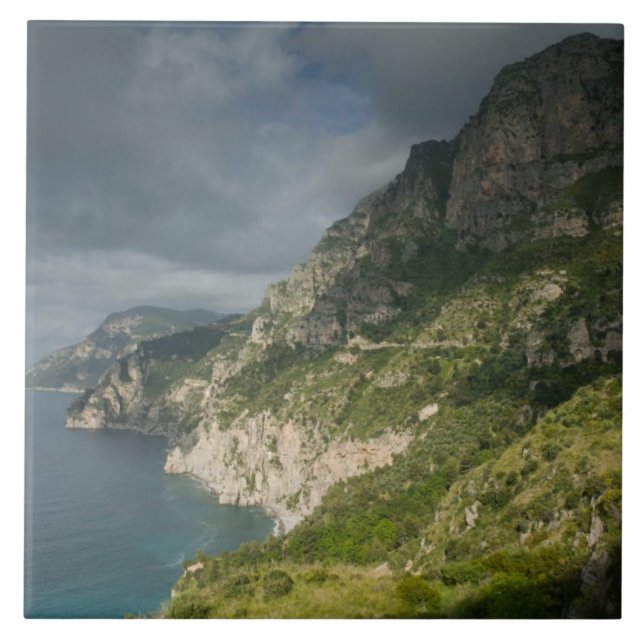Azulejo Europa, Italia, Campania (Costa Amalfitana) Posita (Frente)