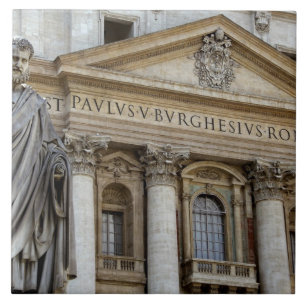 Azulejo Europa, Italia, Roma. Basílica de San Pedro (alia