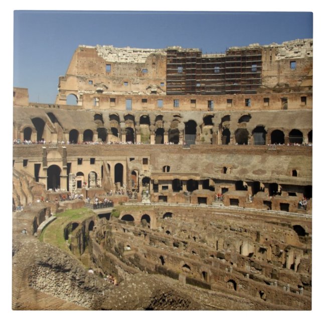 Azulejo Europa, Italia, Roma. El Coliseo (también conocido (Frente)