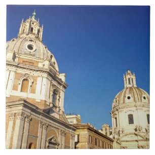 Azulejo Europa, Italia, Roma. Santa Maria Di Lorento y