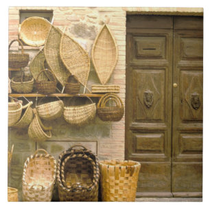 Azulejo Europa, Italia, Toscana, Montalcino. Cesta