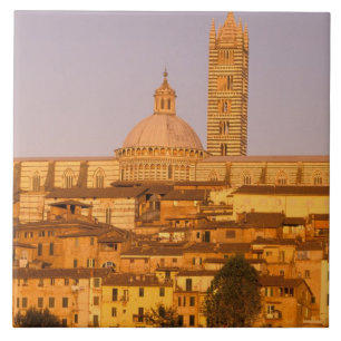 Azulejo Europa, Italia, Toscana, Siena. Siglo XIII