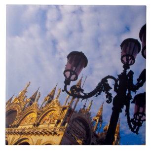 Azulejo Europa, Italia, Venecia. Basílica bizantina y